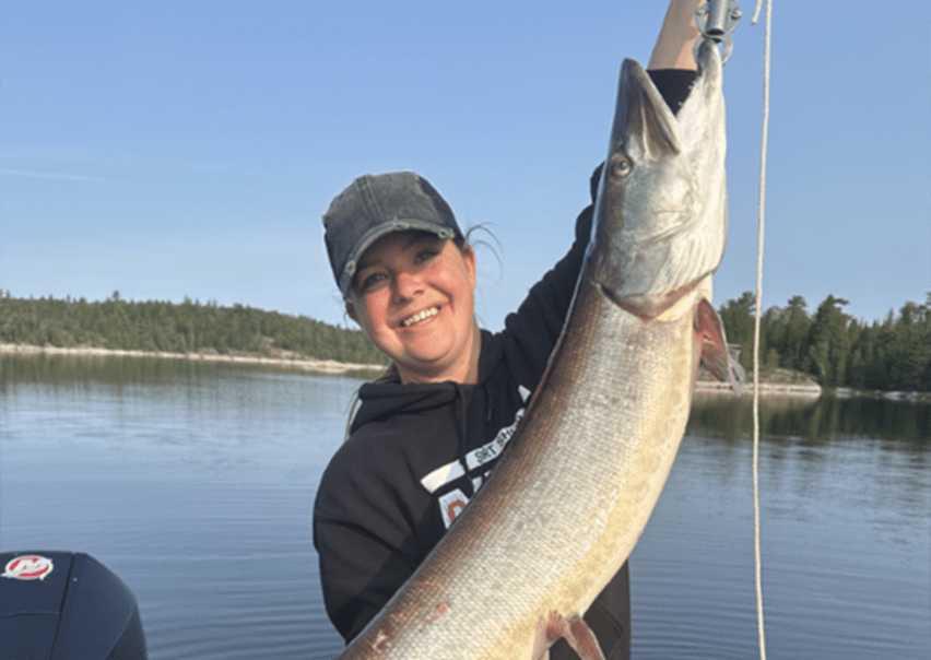 Woman Caught A Big Fish